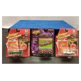 3 Johnny Lightning 1:64 diecast cars