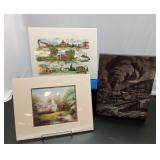 Train, Thomas Kincade & Patti Host Print