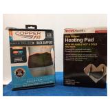 Back Support and Heating Pad