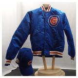 Cubs Jacket and ball cap