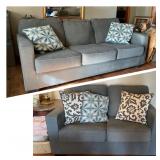 Sofa and love seat