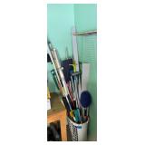 Assowood and brooms, paint sticks