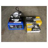 Break pads, car charger