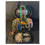 Jewelry box and necklaces