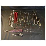 Assorted necklaces