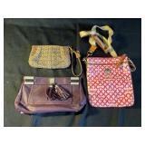 Authentic Coach bags, small purple handbag