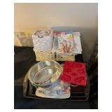 Bake supplies and baking pans