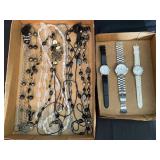 Womens watches and necklaces