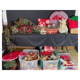 Large lot of holiday decor