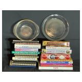 2 - Pyrex dishes and cookbooks