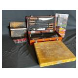 Grilling accessories and butchers block
