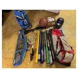 Assorted sporting goods