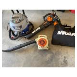 Leaf vacuum, blower, shop-vac