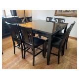 Large pub table with 8 - stools