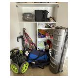 Large lot of golf items