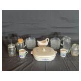 Corning Ware dish and kitchenware