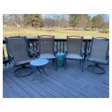 4 - chairs, table, decor