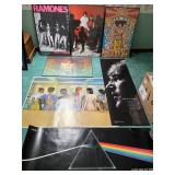 Assorted band posters