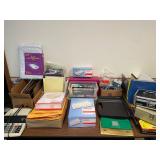 Large lot of office supplies