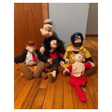 Popeye, Sweet pea and other Popeye dolls
