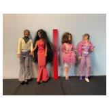 Sunny and Cher donnie and Marie Osmond dolls-Used