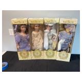 4-American classic porcelain dolls