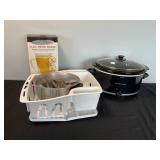 Crock pot, tableware, dish drainer and Pasta maker