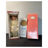 3-Assorted porcelain dolls-in boxes