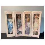 American classic porcelain dolls in boxes