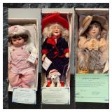 3-duck House heirloom dolls-In boxes