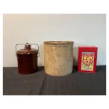 Crocks and nestle tin can