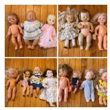 Assorted Dolls, some vintage - Used