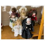 Porcelain doll collection