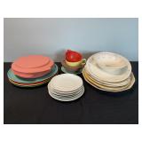 Vtg dish ware and platters
