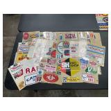 Assorted racing decals