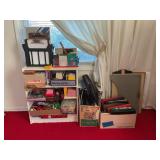 Book Shelf and office supplies