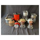 Tea kettles, Vtg coffee pot