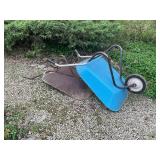 2 old style Wheel barrel