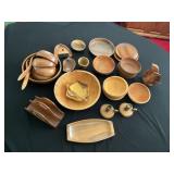 Wood dishes