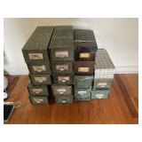 Card boxes and notes