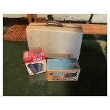 Sewing machine, iron , phone