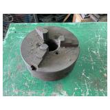 8 inch three jaw 3 3/25 x 4 tpi thread with chuck