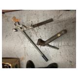 Wheel socket, corner weight gauge