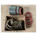Beryllium copper sealing rings, rear main seals