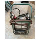 Welding cart with hoses