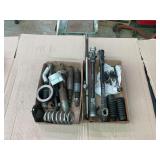 Steering rack and dampers