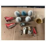 Assorted mirrors and mold