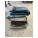 Assorted moving blankets
