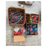 Assorted caps and wires