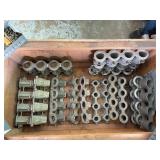 4 cam ford Bendix,Hilborn turbo intake manifolds